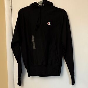 Champion Black Men's Pullover Hoodie NWT